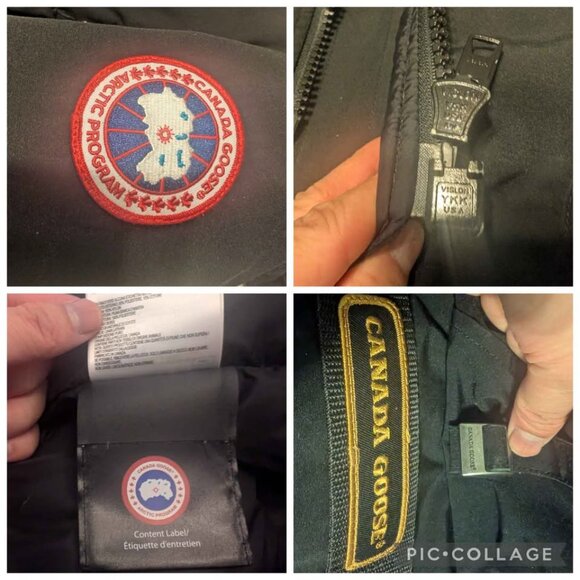 Canada Goose Chateau Mens Black Parka Jacket  in Medium - Picture 9 of 16
